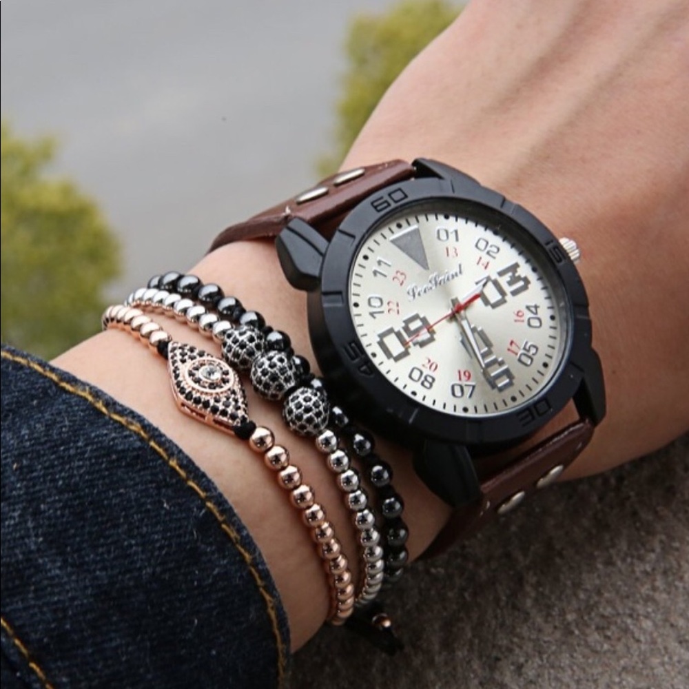 Silver evil eye bracelet.Last 1 - Picture 2 of 10